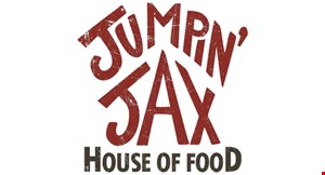 Product image for Jumpin' Jax House of Food $5 off any purchase of $20 or more. 