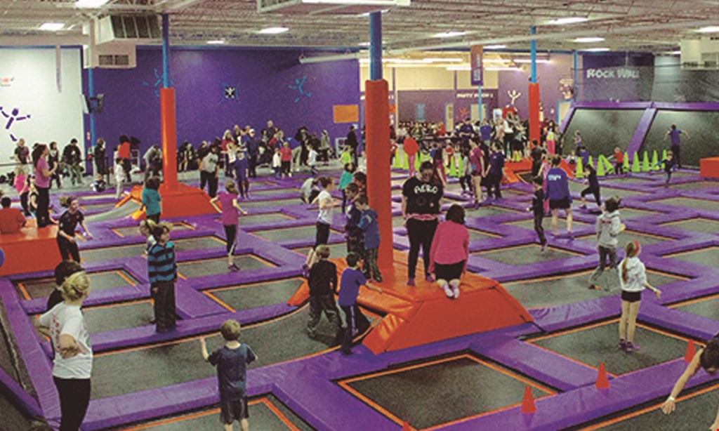 Product image for Altitude Trampoline Park Free hour