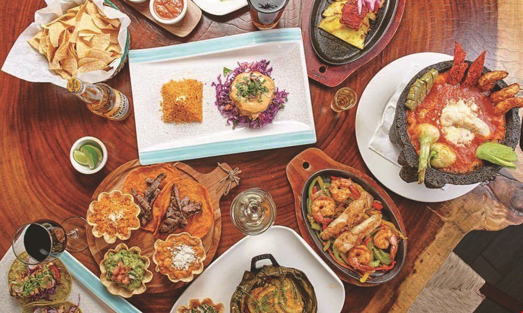 Product image for Los Agaves Restaurant 50% off second beef, chicken, pork or vegetarian entree buy 1 entree, get 2nd entree of equal or lesser value at 50% off (seafood excluded)