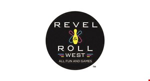 Product image for Revel & Roll West FREE 30 minutes bowling buy 1 hour of bowling & get 30 minutes FREE (valid Sunday-Thursday). 