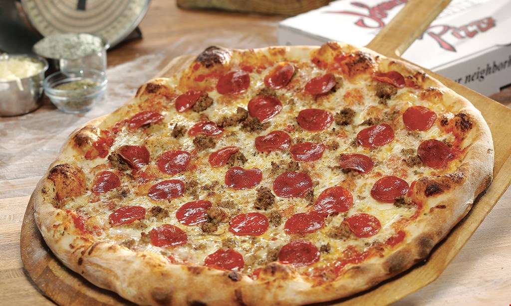 Product image for Johnny's Pizza $9.99 large 1-topping pizza
