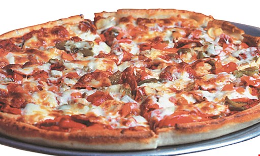 Product image for Twin Trees Fayetteville $5 off any large pizza.