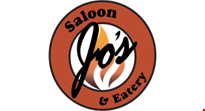 Product image for Jo's Saloon & Eatery BOGO FREE Buy 1 burger meal at regular price, get the 2nd of equal or lesser value free. 