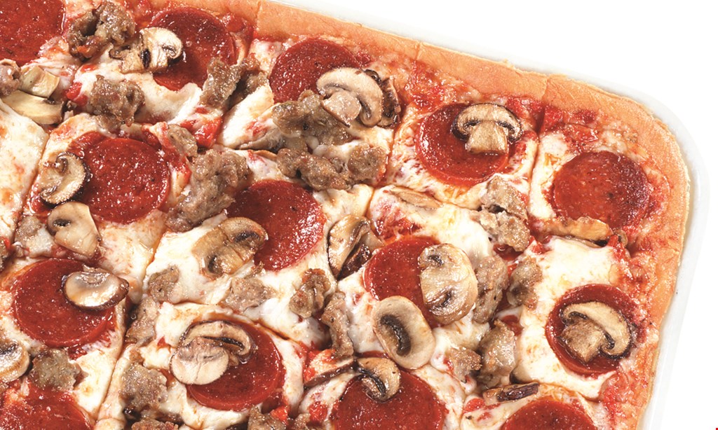 Product image for Ledo Pizza $32.99 18" 1-topping pizza + mozzarella sticks + mix & match Pepsi 4 pack
