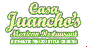 Product image for Casa Juancho's Mexican Restaurant $5 OFF any purchase of $25 or more. $10 OFF any purchase of $50 or more
