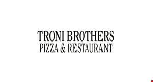 Troni Brothers Pizza & Restaurant logo