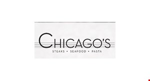 Product image for Chicago's Steaks, Seafood & Pasta $15 OFF any purchase of $75 or more · Sunday thru Thursday.