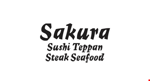Sakura Sushi Teppan Steak Seafood logo