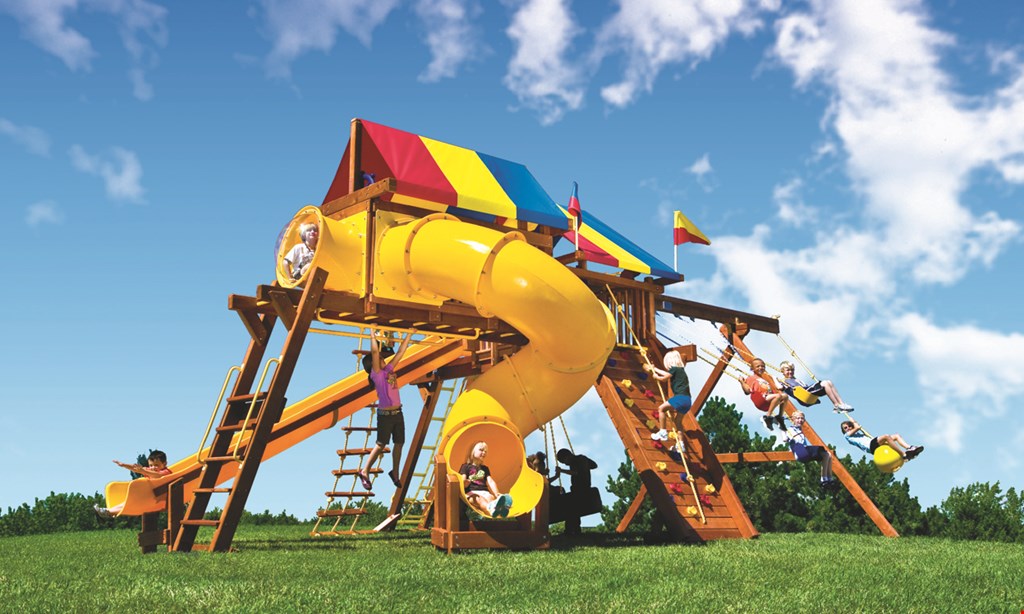 Product image for Swings-N-Things $300 Off Rainbow Playsets