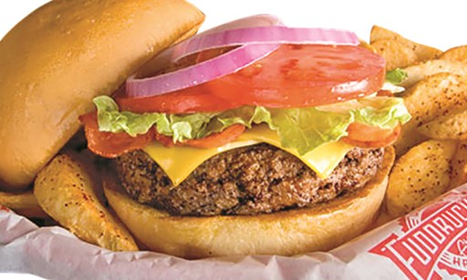 Product image for Fuddruckers $5 off any purchase of $20 or more