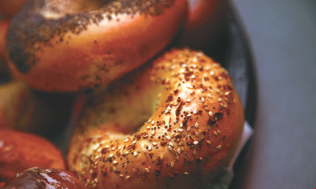 Product image for BRANDON BAGELS 2 FREE bagels when you purchase half of a dozen at regular price. 