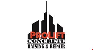 Product image for Prolift Concrete Raising and Repair $75 off any service of $500 or more