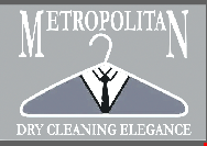 Product image for Metropolitan Dry Cleaners $15 For $30 Worth Of Dry Cleaning Services