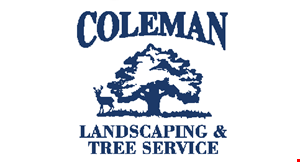 Product image for Coleman Landscaping & Tree Service $100OF Fany tree serviceover $1000 new customers only