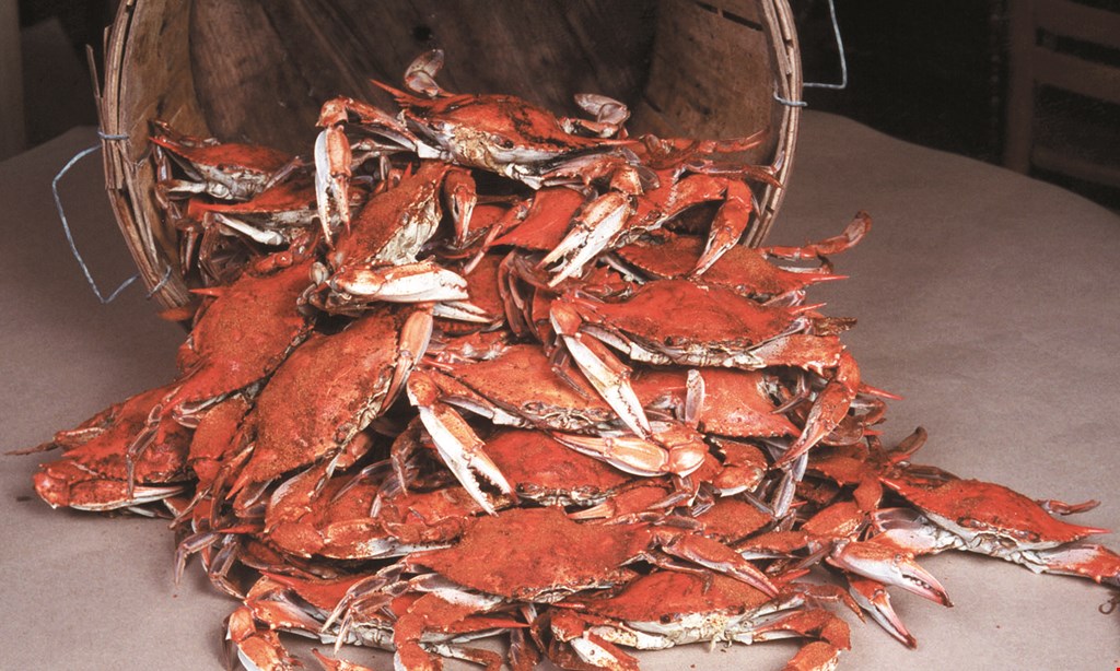 Product image for A&A Crab House $5 OFF any blue crab purchase of $45 or more.