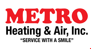 Product image for Metro Heating & Air, Inc. SAVE NOW! Summer Service Special $49 Reg. $89. 