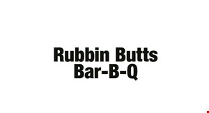 Rubbin Butts Bar-B-Q logo