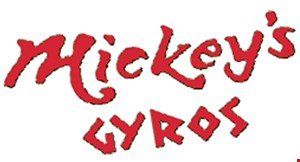 Product image for Mickey's Gyros $3 OFF reg. pricea full slab bbq baby back rib dinner 