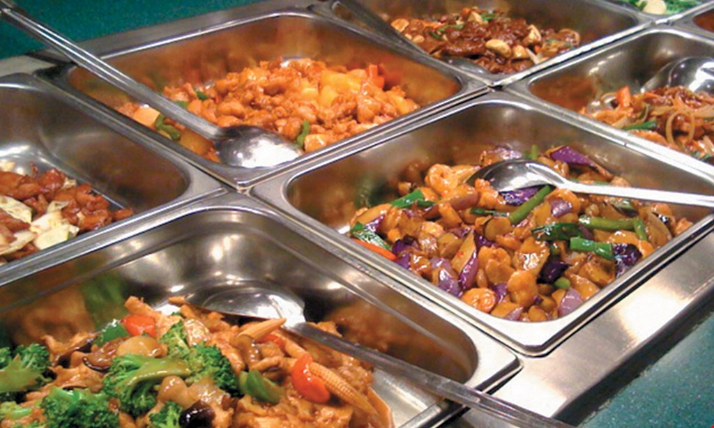 Product image for New China Buffet 10% OFF Lunch or Dinner Buffet Eat-in only. Excludes tax & drinks.