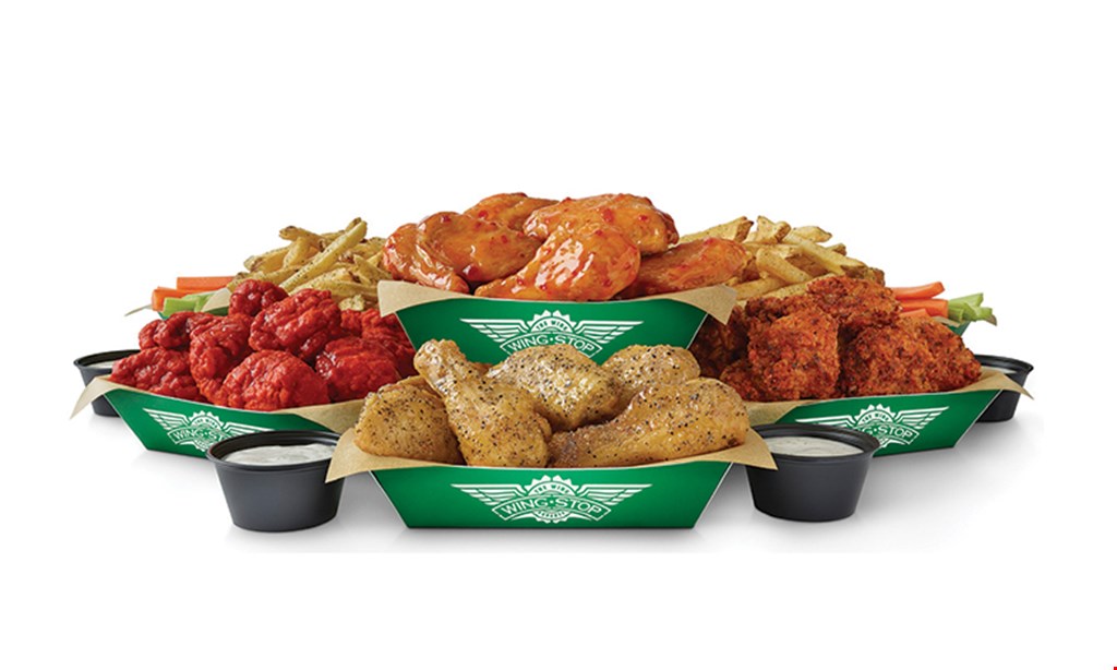 Product image for Wing Stop - Miami Gardens Free regular fry with purchase of 10 or more wings