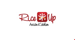 Product image for Rice Up Asian Kitchen $10 off ANY ORDEROF $60 PURCHASE. 