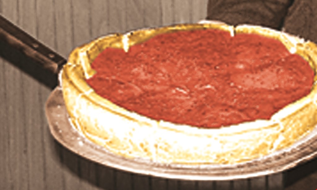 Product image for Julliani's Free small cheese pizza with purchase of any extra large thin or large stuff pizza. 