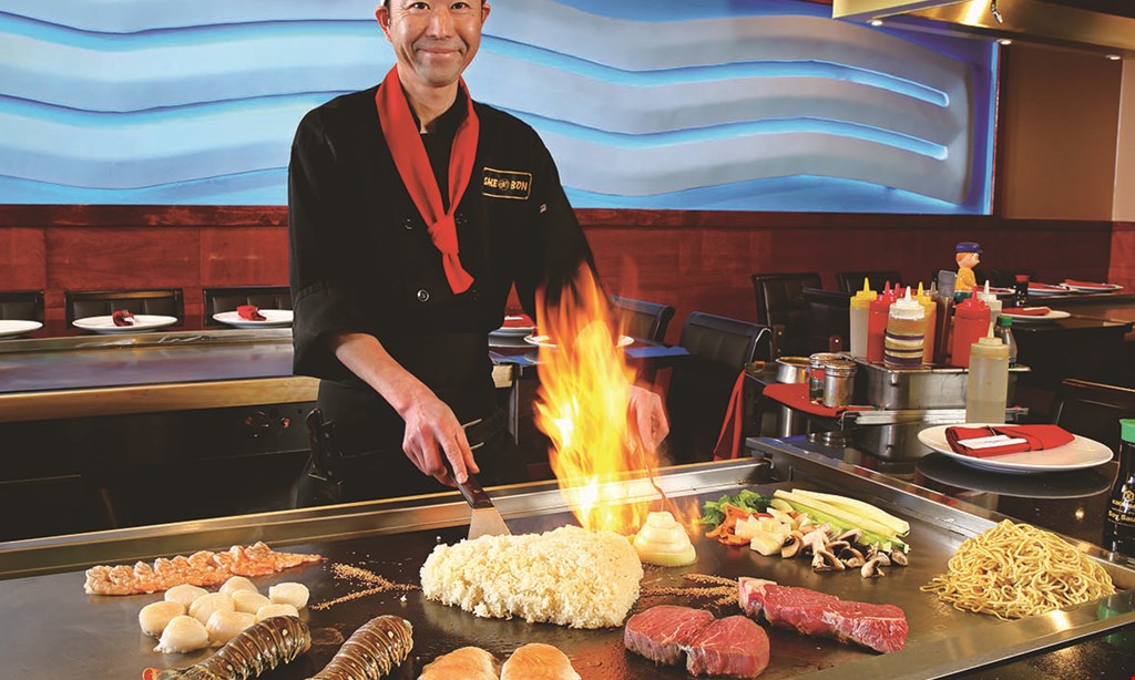 Product image for Sake Bon Hibachi, Sushi & Lounge $10 OFF dinner purchase of $60 or more valid Sunday to Thursday.