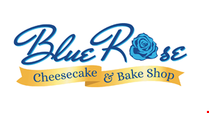 Product image for Blue Rose Cheesecake & Bake Shop $2 OFF any purchase of $20 or more. 