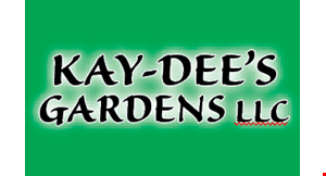 Product image for Kay-Dee's Gardens, Llc $10 OFF any purchase of $50 or more. 