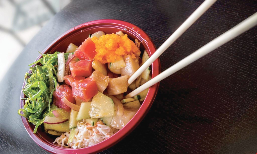 Product image for POKE LAND 50% Offmeal buy 1 meal & 2 drinks at regular price, get the 2nd meal of equal or lesser value at 50% off 