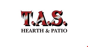 T.A.S. HEARTH & PATIO logo