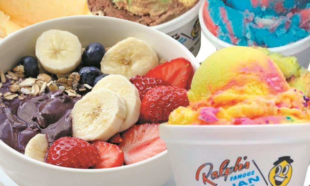 Product image for Ralph's Famous Italian Ices & Ice Cream $2off Acai bowl 