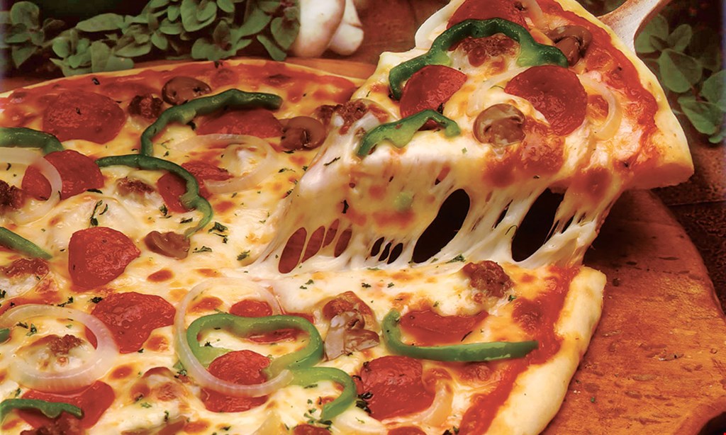 Product image for Johnny New York Style Pizza $2 off 14" pizza with 2 or more toppings - cash only excludes specialty pizza. $3 off 18" pizza with 2 or more toppings - cash only excludes specialty pizza. 