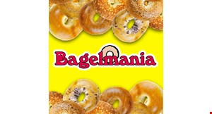 Product image for Bagelmania $1.00 OFF any purchase of $10.00 or more. 