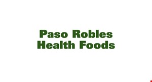 Paso Robles Health Food logo