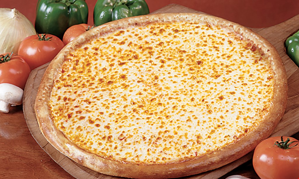 Product image for Paradise Pizza 1 Large 1-Topping Pizza, 10 Traditional Wings & Garlic Bread w/ Cheese $32.75 + tax. 