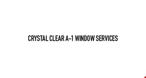 Product image for Crystal Clean A-1 Window Services 10% OFF Soft Washing & Roof Washing. 