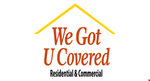 Product image for We Got U Covered $150 OFF patio covers or concrete work.
