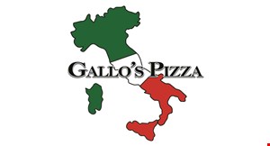 Product image for Gallo's Pizza $10 OFF any purchaseof $100 or more. 