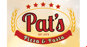 Pat's Pizza & Pasta logo