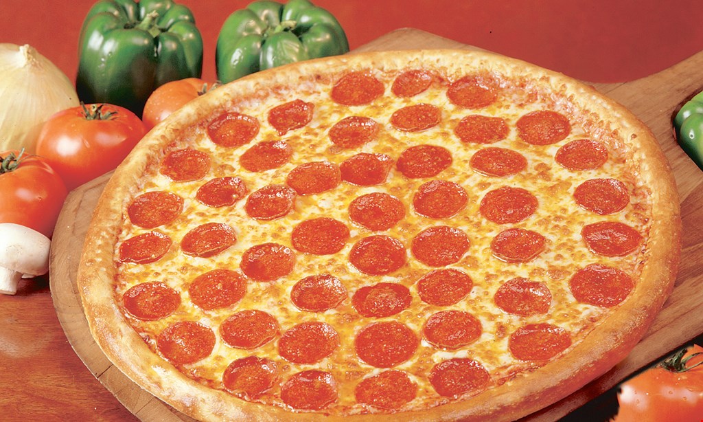 Product image for Steve's Pizza $29.99 x-lg cheese pizza, 20 wings, Caesar salad & 6 rolls. 