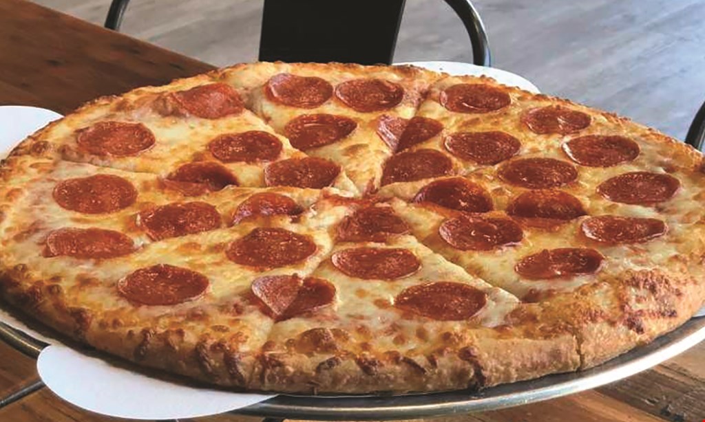 Product image for Toss Pizza And Wings $33 two large 16” 1-regular topping pizzas. 