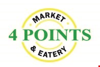 Product image for 4 Points Market & Eatery FREE breakfast sandwich with purchase of one of equal or lesser value. 