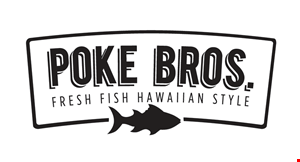 Poke Bros. Fresh Fish Hawaiian Style logo