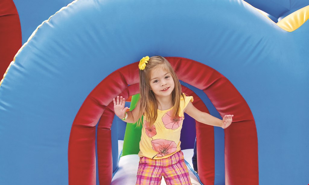 Product image for Bounce Town Free 4 tokens per child · Tues. only (ages 2 yrs. & up). 