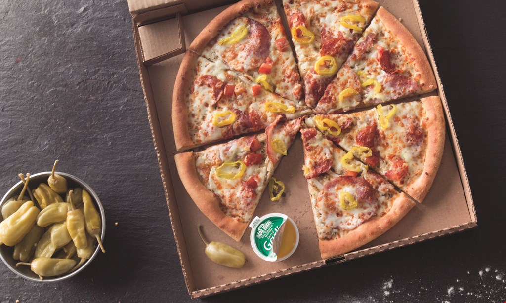 Product image for Papa John's Punta Gorda only $7.99 Large 2 Topping Pizza Carry-Out ONLY!