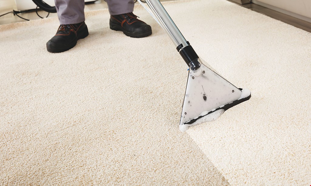 Product image for A-1 Quality Steam CARPET CLEANING 5 Rooms, Hall and Stairs $199. Up to 1500 sq. ft. Great rooms additional.