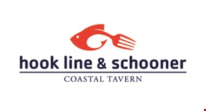 Hook Line & Schooner Coastal Tavern logo