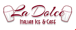 La Dolce Italian Ice & Cafe logo