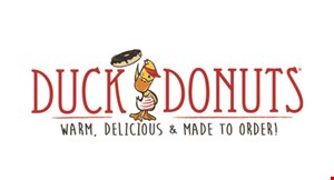 Product image for Duck Donuts $5 Off dozen donuts. 